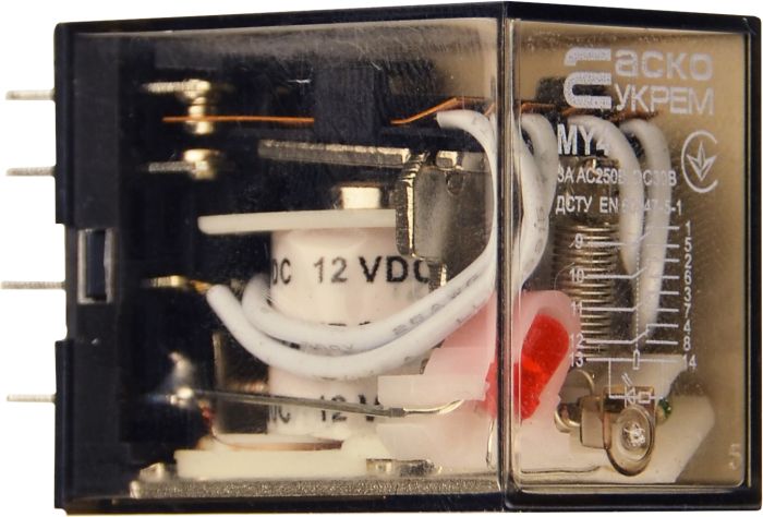 Реле МY4 (DC 12 V)