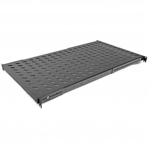 Полиця 19" 4 точки кріпл., 750мм глиб., перфорована
