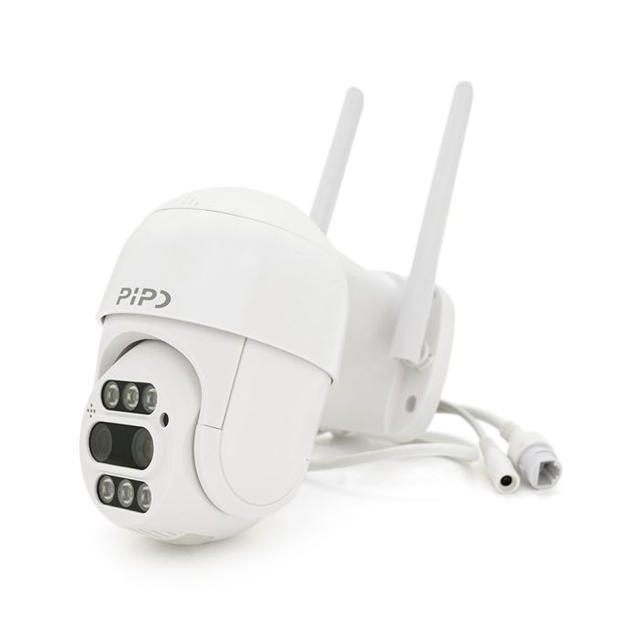 4+4Мп Wi-Fi відеокамера з двома об'єктивами вулична SD/картка PiPo PP-IPC33D4MP20 PTZ 2.8mm ICSee
