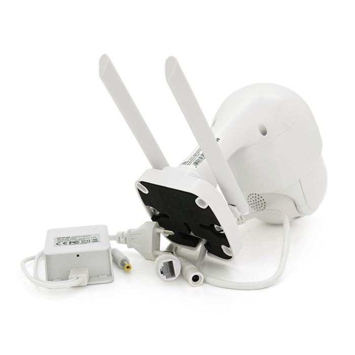 4+4Мп Wi-Fi відеокамера з двома об'єктивами вулична SD/картка PiPo PP-IPC33D4MP20 PTZ 2.8mm ICSee