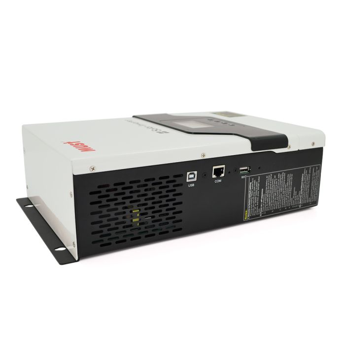 Гiбрiдний ДБЖ  MUST PV18-1012VPM II, 1000W, 12V, ток заряда 45A, 160-275V, MPPT (45А, 105 Vdc)