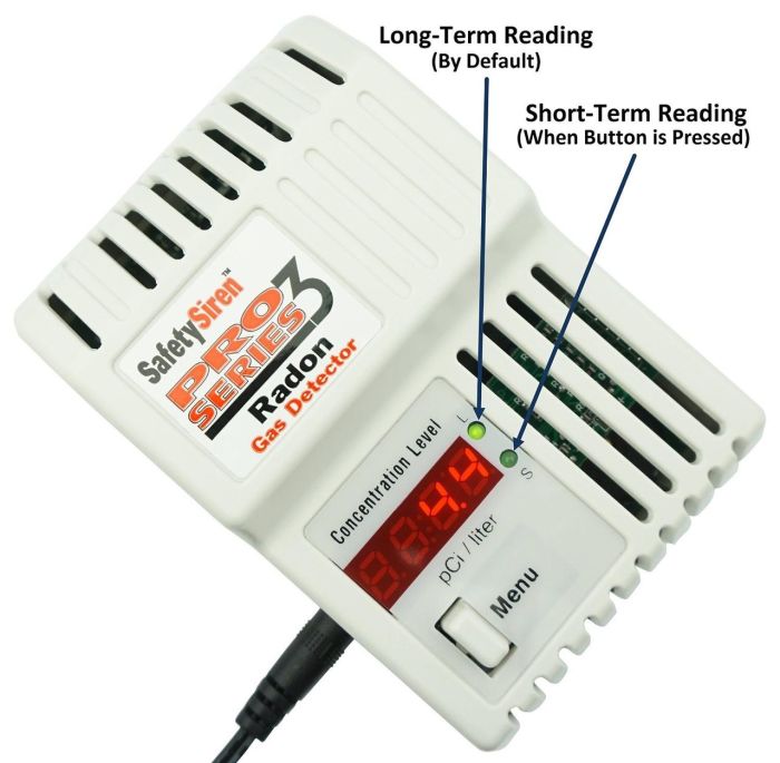 Аналізатор радону Safety Siren Pro Series 3