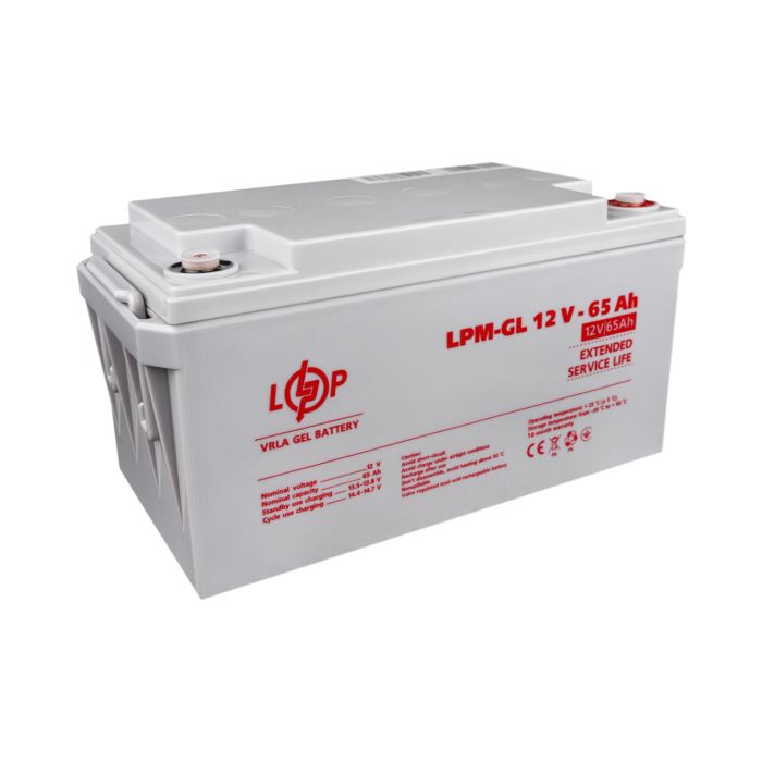 Акумулятор гелевий LPM-GL 12V - 65 Ah Уцінка 05.2024