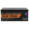 Акумулятор LP LiFePO4 25,6V - 230 Ah (5888Wh) (Smart BMS 150А) з BT пластик