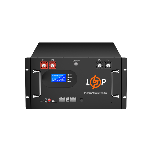 Акумулятор LP LiFePO4 51,2V - 230 Ah (11776Wh) (Smart BMS 200A) с LCD RM AB