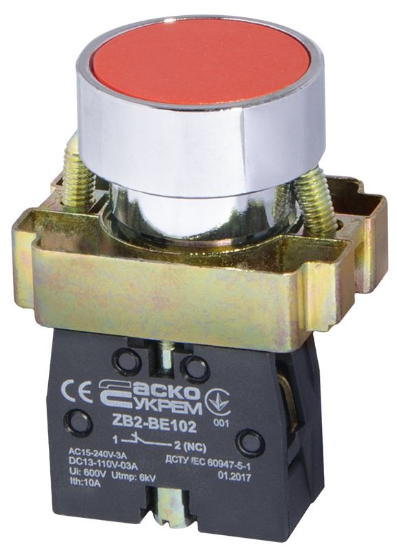 XB2-BA42 Кнопка "Стоп" червона