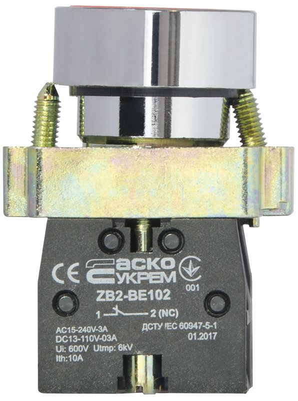 XB2-BA42 Кнопка "Стоп" червона