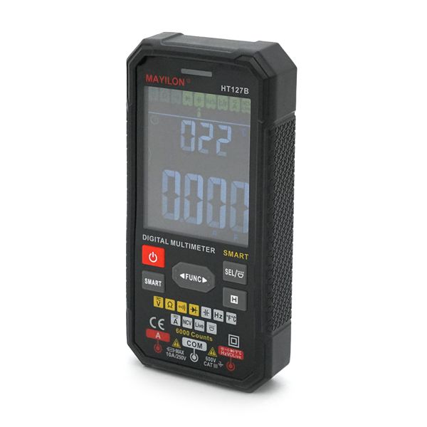 Мультиметр Mayilon HT-127B, вимірювання: V, A, R, C, F, T