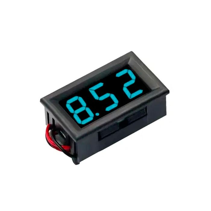 Цифровий вольтметр, діапазон вимірювань 5 -120V, Blue