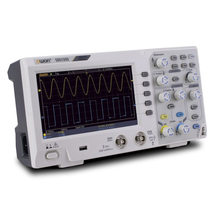 Цифровий осцилограф OWON SDS1202 (200 МГц, 2 канали)