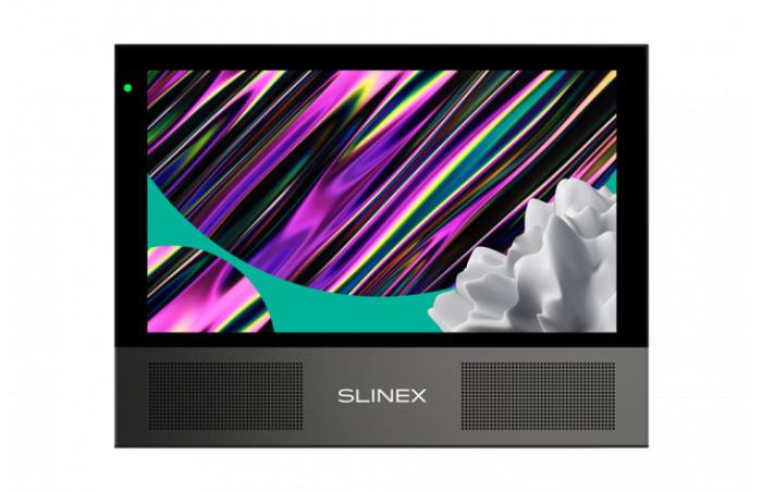 AHD відеодомофон Slinex Sonik 7 (black), 7” сенсорний IPS екран, запис руху, слот microSD, 176×133×20 мм