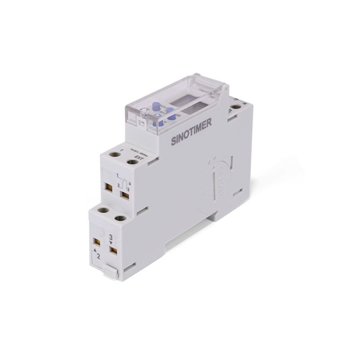 Реле часу Sinotimer TM610-2, 24 години/7 днів, на DIN-рейку 1P, LCD, програмований, змінна батарея, 16А, 220V, 88х66х18 мм