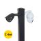 Комплект: Світильник світлодіодний Lightwell ZY-DY11-65K-100W  + Стовп 103Р 4м + Кронштейн DS-1275ZJ + Бандажна стрічка SB 207 20х0,7 бухта 50м + Замок BCS-20 + Кронштейн ZelK КСУР (труба: 50) (довжина труби: 700)