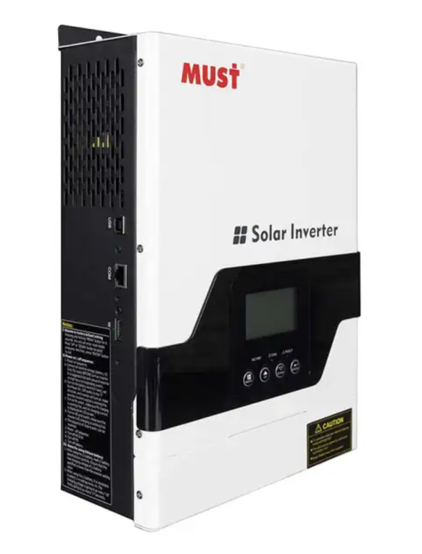 Гiбрiдний ДБЖ  MUST PV18-1512VPM, 1500W, 12V, ток заряда 10/20А, 160-275V, MPPT (60А, 15-145 Vdc)