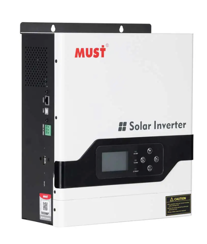 Гiбрiдне ДБЖ  MUST PV18-3224VPM, 3200W, 24V, ток заряда 60A, 160-275V, MPPT (60А, 30-160 Vdc)