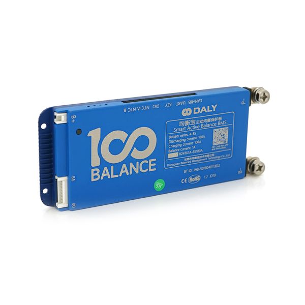 Universal BMS smart плата DaLy LiFePO4 4-8S 100A  с Bluetooth + CAN + активный баллансир 1A