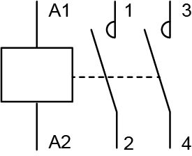 Модульний контактор MK-N 2P 32A 2NO 220V
