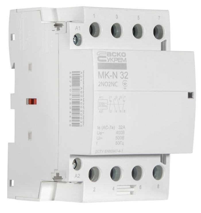 Модульний контактор MK-N 4P 32A 2NO2NC 220V