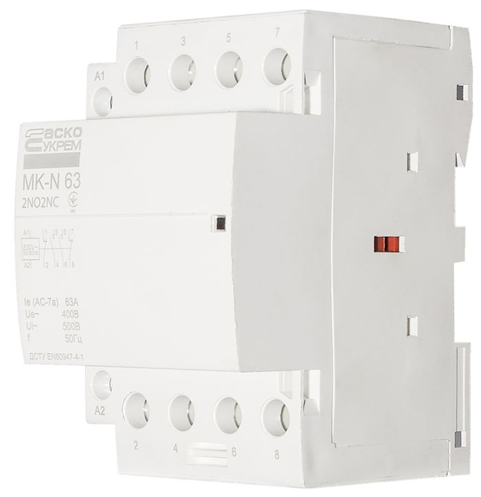 Модульний контактор MK-N 4P 63A 2NO2NC 220V