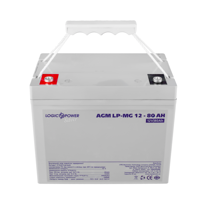 Акумулятор мультигелевий LP-MG 12V - 80 Ah Silver