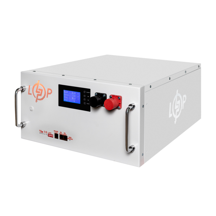 Акумулятор LP LiFePO4 51,2V - 280 Ah (14336Wh) (BMS SP 200A/100А) RM RS485/CAN LCD WH