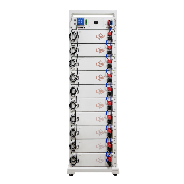 Акумулятор LP LiFePO4 Battery HVM 512V 100Ah (51200 Wh) BMS 125А AB Lrack white