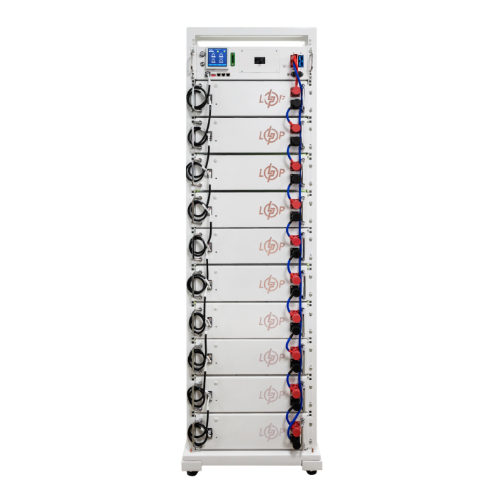Акумулятор LP LiFePO4 Battery HVM 512V 100Ah (51200 Wh) BMS 125А AB Lrack white