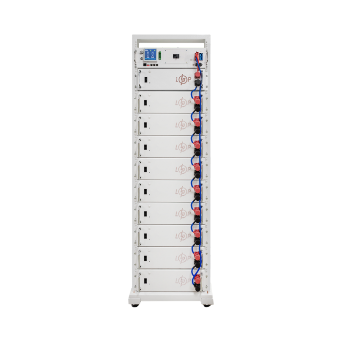 Акумулятор LP LiFePO4 Battery HVM 512V 50Ah (25600 Wh) BMS 125А AB Lrack white