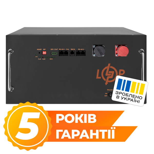Акумулятор LP LiFePO4 25,6V - 280 Ah (7168Wh) (BMS JK 200A/100A) RM RS485/CAN BL