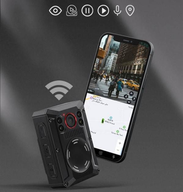 Боді камера Recoda M502B, WiFi, GPS, 128GB