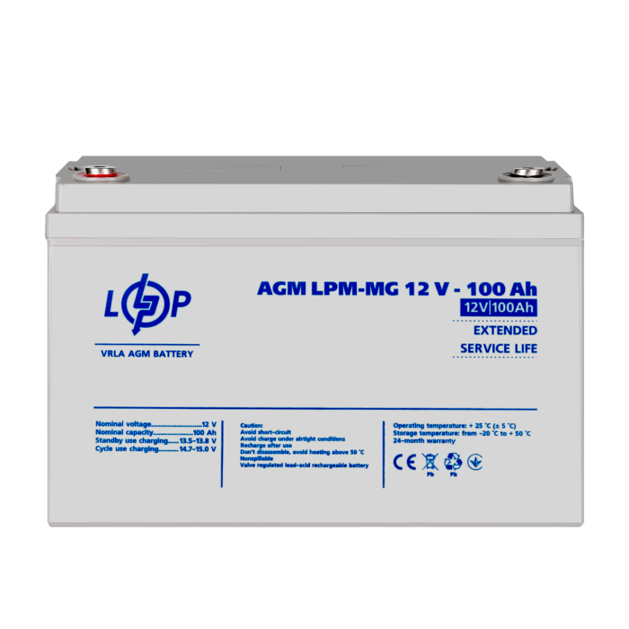 Акумулятор мультигелевий LPM-MG 12V - 100 Ah