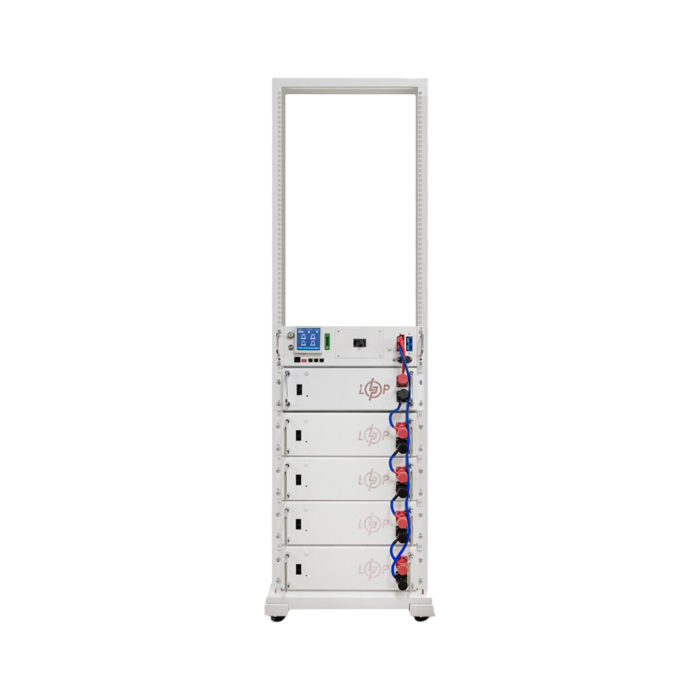 Акумулятор LP LiFePO4 Battery HVM 256V 100Ah (25600Wh) BMS 125А AB Lrack white