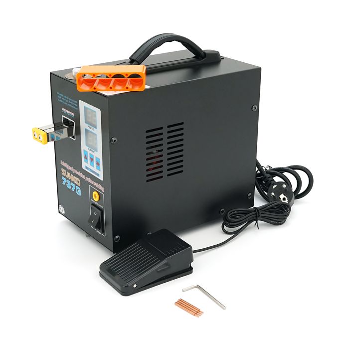 Апарат точкового зварювання конденсаторний SUNKKO S737G , 220 V, 2.8kW, толщина сварки до 0,2mm, 6kg, 245*140*200mm