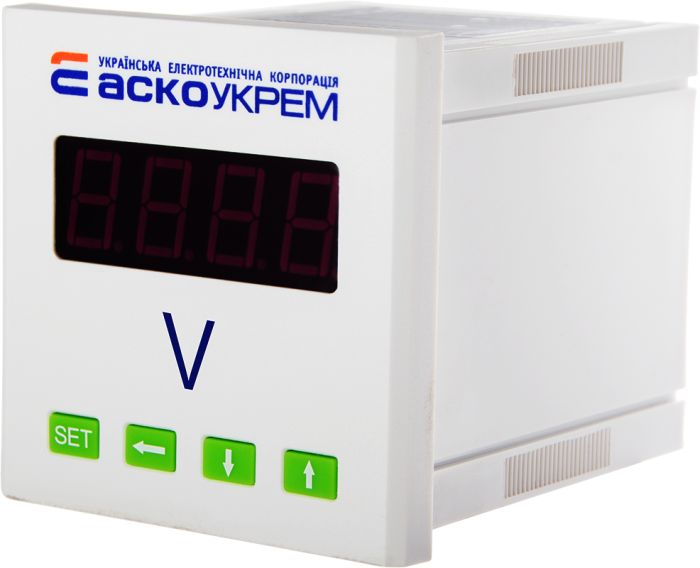AС вольтметр цифровий  600В 80х80  модель ЦВ-8