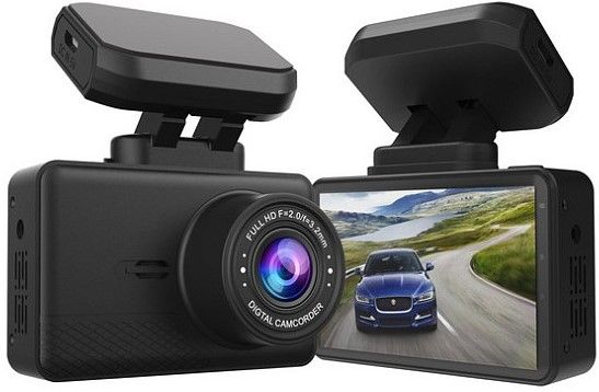 Відеореєстратор автомобільний Globex GE-205W Black