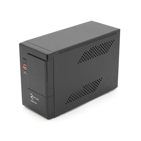 ДБЖ Ritar E-RTM-LI-550 (330W), LED, AVR, 3st, 2xSCHUKO socket, АКБ LiFePO4x12V92Wh, metal Case (210*85*140)  1,9кг (300*278*440)