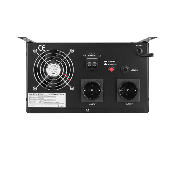 Сонячний інвертор (ДБЖ) LogicPower LPY-C-PSW-2000VA (1400W) MPPT24V
