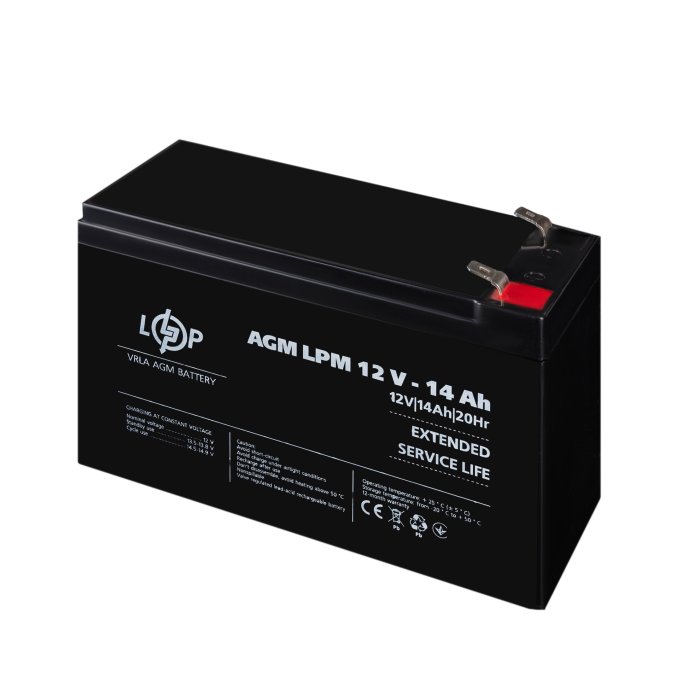 Акумулятор AGM LPM 12V - 14 Ah