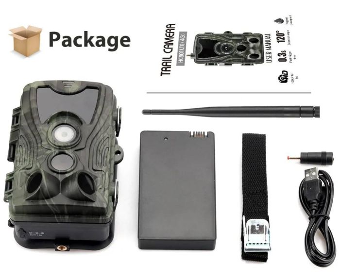 4G фотопастка Suntek HC-801Pro Li (5000mAh, 30Mp, Хмара, Онлайн відео)