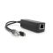 POE спліттер AOT-0524 48V-5V, RJ45, Mini-USB (10/100Мбіт, Вхід-48V/Вихід 5V 2.4А)