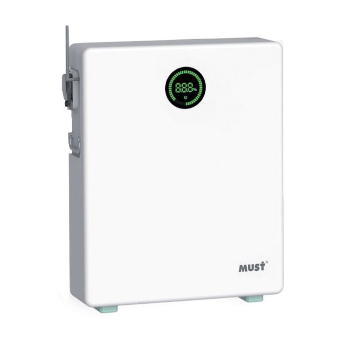 Акумуляторна батарея Must LiFePO4 LP28-48100 51.2V 100Ah 5,12KWh, CAN2&RS232&RS485,WI-FI,IP65 6000 cycles 500*620*175mm, 51KG