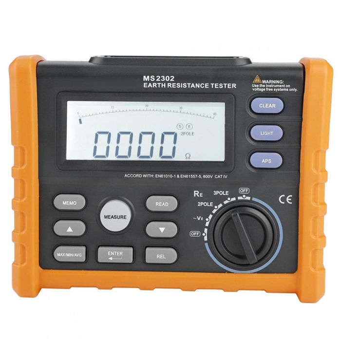 Тестер опору заземлення Peakmeter PM2302