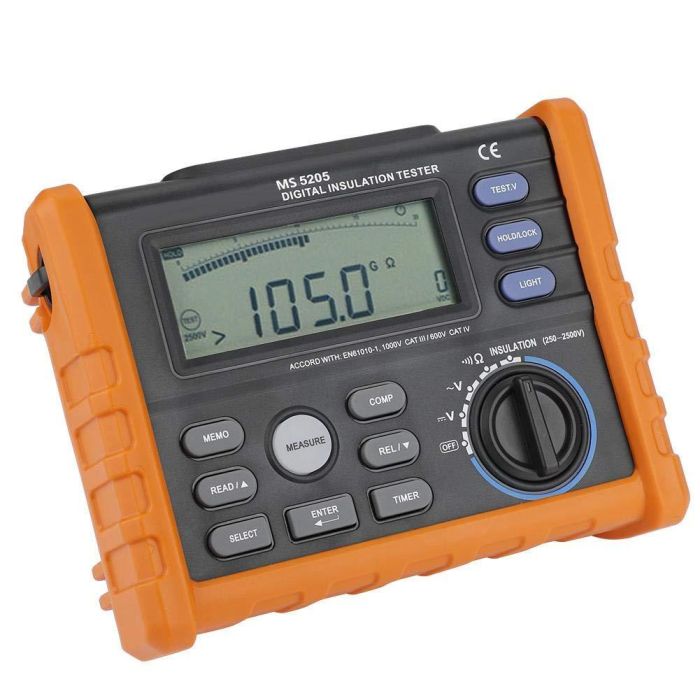 Тестер опору ізоляції Peakmeter PM5205 (мегомметр)