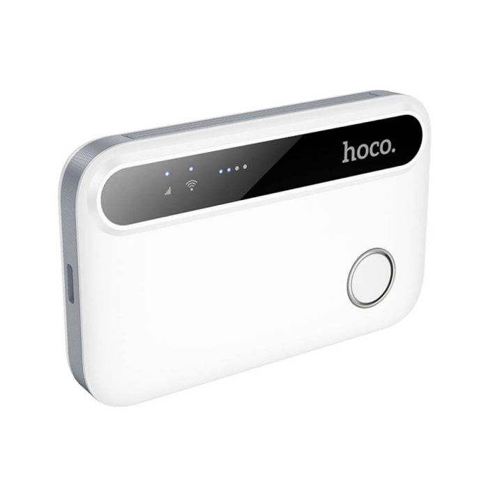 4G модем HOCO HI41(LTE), 900-2600МГЦ, 50-150Mb/s, USB, акумулятор 2100mAh, White, BOX