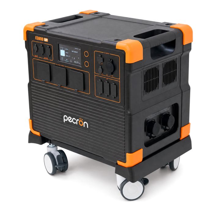 Power station Pecron E3800LFP APP Control, 4200W/3840Wh LiFePO4, MPPT 3000W max, DC12V-5A, XT60-12V-30A, 4хAC 220, 4xUSB-18W, 2хUSB-C(100W), Fast charge 90min, 445х307х373mm, 39.6kg