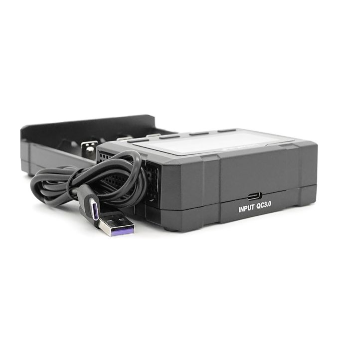 ЗУ універсальне Liitokala Lii-KU4, 4 канали, LCD display, підтримує Li-ion, Ni-Mh/Li-ion/HV/LiFePo4, USB QC, Box