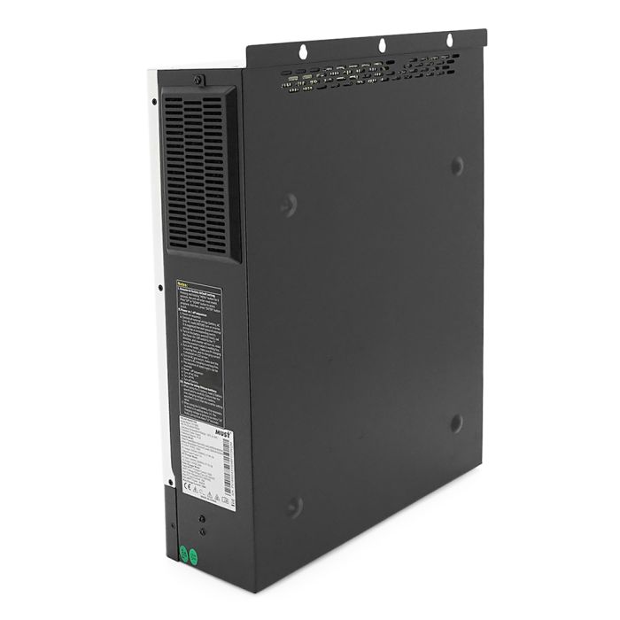 Гібридний інвертор MUST PV18-3624PREM, 3600W, 24 В, струм заряду AC 60 А/PV 100 А, 170–280 В, Wi-Fi, USB, RS485, CAN, MPPT (100 А, 60–360 В постійного струму), 318×454×122 мм, 7,8 кг.