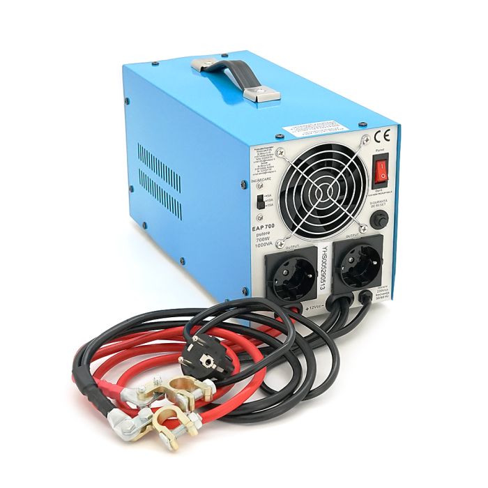 ДБЖ із правильною синусоїдою Westech EAP Energi MPS-700 (1000VA), 15А, під зовнішню АКБ 12В (AGM/GEL), 337х146х170мм