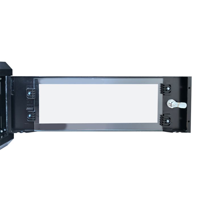 Шафа серверна настінна GEAR 4U 19'' 530x400x240 мм., Чорна (GWMSN-4U)