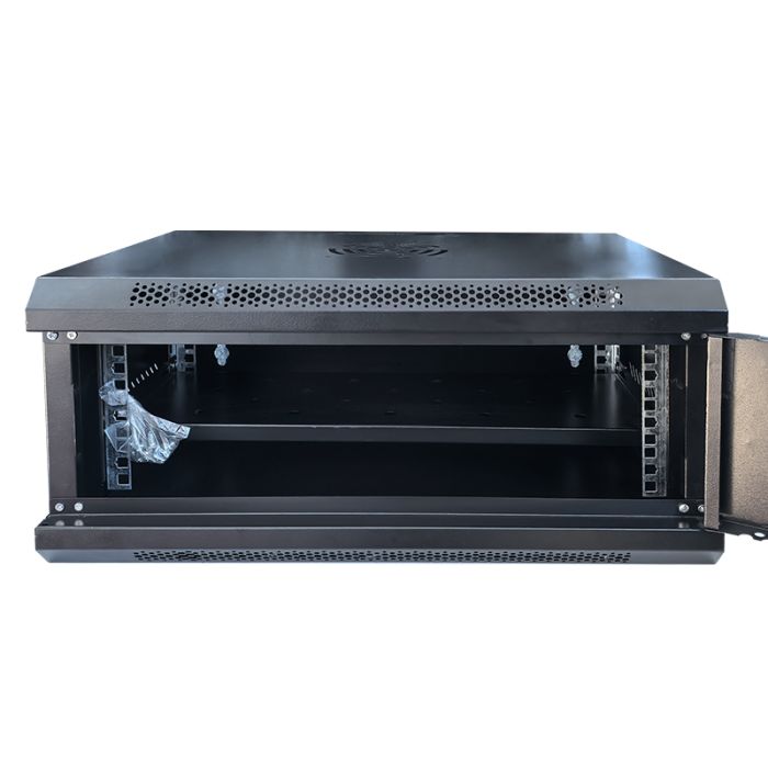 Шафа серверна настінна GEAR 4U 19'' 530x400x240 мм., Чорна (GWMSN-4U)